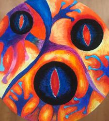 An abstract art piece