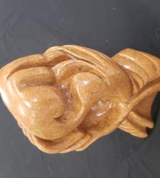 An abstract sculpture